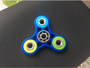 hand spinner toys & games 608 bearing fidget toy 3d print model - Mito3D