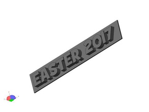 easter 2017 art 3d print model - Mito3D