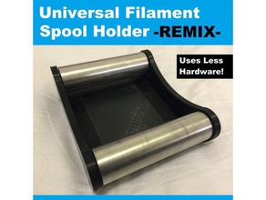 universale filamento portabobine -remix - meno hardware Stampante 3d accessori 608 del cuscinetto bobina di titolare remix porta 3d print model - Mito3D
