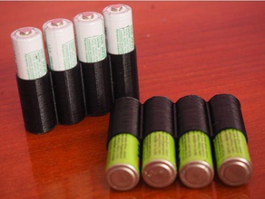 einfache Batterie-Halter - Elektronik Batterie camara Kamera Halter recargable rechargable 3d print model - Mito3D