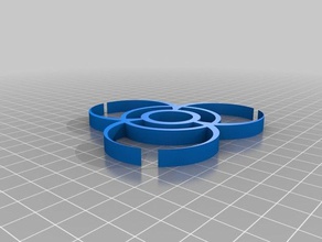 reelaborado biohazard spinner juegos y juguetes 3d print model - Mito3D
