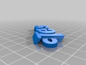 name keyring tess organization customized 3d print model - Mito3D
