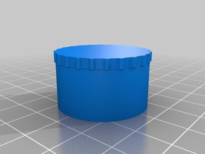 my customized threaded rounded box 26 organization 3d print model - Mito3D
