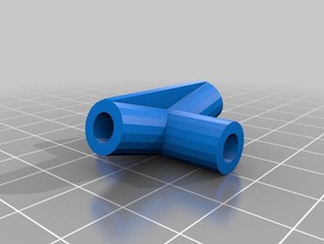 kite connector 5mm 15 degrees sport & outdoors customized 3d print model - Mito3D