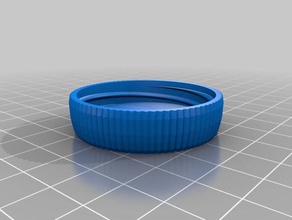33 my customized container knurled lid containers 3d print model - Mito3D