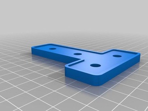 verbessert Dicke t-Halterung t-Nuten Teile kundengebundene 3d print model - Mito3D