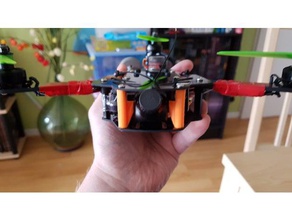 ajustable de montaje la cámara tricopter leviatán hs1177 hobby 3d print model - Mito3D