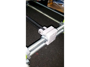 prusa i3 y idler replacement tensioner 3d printer parts mk2 rework belt 3d print model - Mito3D