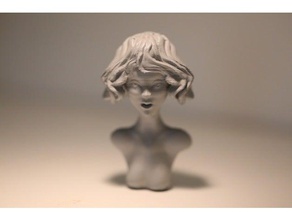 olhar brinquedos & games garota a mulher 3d print model - Mito3D