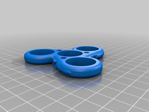 fox giratório v20 mecânico de brinquedos o tdah edc fidget-brinquedo inquieta fidgetspinner fidget mão brinquedo dedo a handspinner spin spinner girando tri 3D print model - Mito3D