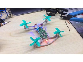 x f36 küçük bir çığlık shuriken çerçeve - e010 v30 r c araçlar drone eachine furibee jjrc mikro quadcopter miniquad mini quad dört quadrocopter 3d print model - Mito3D
