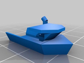 fishing boat 3d printing fish 3d print model - Mito3D
