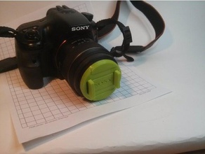 55 sony camera 55mm fdm center 3d print model - Mito3D