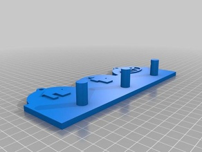 soporte llaves organization customized 3d print model - Mito3D