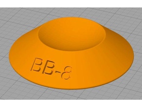 bb-8-support-base Spielzeug & game Zubehör bb8 3d print model - Mito3D