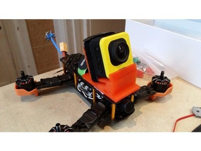 sjcam m10 quadcopter de montage r c véhicules support caméra quadricoptère 3d print model - Mito3D