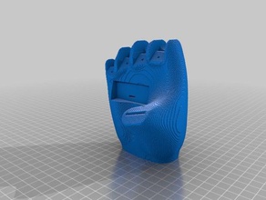 3d slash 6 - opposable thumb hc-sr04 sensor 3d print model - Mito3D