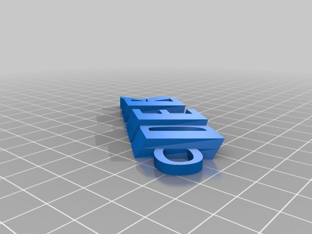 meu personalizados iamburny de texto do nome chaveiro, pingente organização personalizado 3D print model - Mito3D