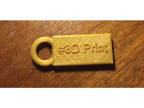 3-d print keychain keychains 3d print model - Mito3D