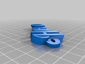 nino Schlüsselanhänger kundengebundene 3d print model - Mito3D