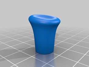 morphobutton - cool extruder button anet a8 3d printer accessories filament 3d print model - Mito3D