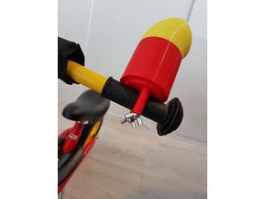 crianças de bicicleta assistida adaptação com uma só mão esporte & ao ar livre moto suporte para montagem em 3d print model - Mito3D