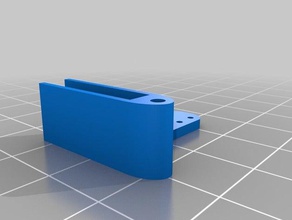 ruder scharnier mit chifre A impressão 3d depron de 3mm foamie remo ruderhorn 3d print model - Mito3D