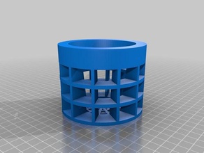 özelleştirilmiş parametrik net pot bardak suda aeroponics fogponics benim açık ve bahçe 3d print model - Mito3D
