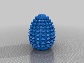 diamond easter egg toys & games basket design 3d print model - Mito3D