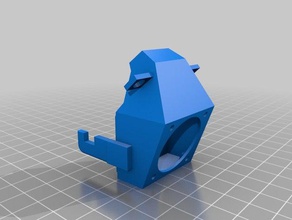 mp seleccione mini clip de la cubierta del ventilador con led 5 mm portalámparas La impresión en 3d clip-on el monoprice monoproce 3d print model - Mito3D