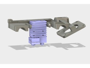 robo3d chimera bowden carriage 3d printer parts 3d print model - Mito3D