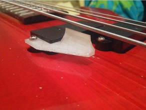 basse pouce reste une guitare pick-up de la musique addon choisir court le thumbrest 3d print model - Mito3D