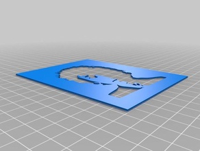 bob dylan estêncil ferramentas de arte personalizado 3d print model - Mito3D