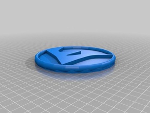 klingon insignia de la flota La impresión en 3d 3d print model - Mito3D