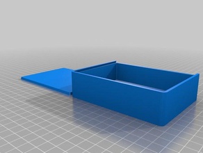 meu personalizados paramétrico caixa de tampa deslizante porta-ferramentas & caixas personalizado 3d print model - Mito3D