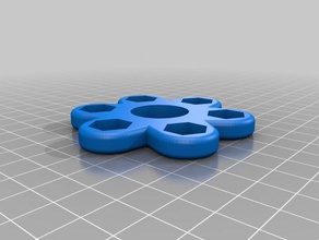 mi personalizados muy fidget spinner 6 x m8 juguetes mecánicos personalizado 3d print model - Mito3D
