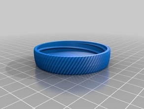 41 my customized container knurled lid containers 3d print model - Mito3D