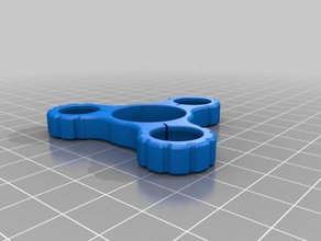 triple bearing mini spinner toys & games fidget hand toy 3d print model - Mito3D