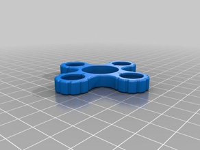 quadruple bearing mini spinner toys & games fidget hand toy 3d print model - Mito3D