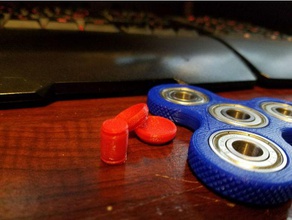 dokulu içbükey fidget cap çift aks dişli mekanik oyuncaklar 3d print model - Mito3D