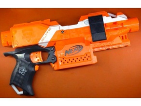 180 couvercle du moteur le bricolage pistolet nerf stryfe 3d print model - Mito3D