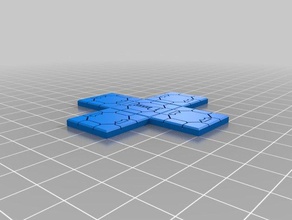 15 mm de halo la instalación 04 terreno conjunto juegos y juguetes edificio suelo comandos dispersión esparcir scifi azulejo 3d print model - Mito3D