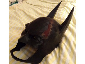 batman cowl - printable 3 pieces costume 3d print model - Mito3D