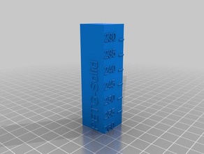 petg di calibrazione torre Stampa 3d prove su misura 3d print model - Mito3D
