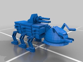 hard shell carrier toys & games mecha miniatures robot wargaming 3d print model - Mito3D