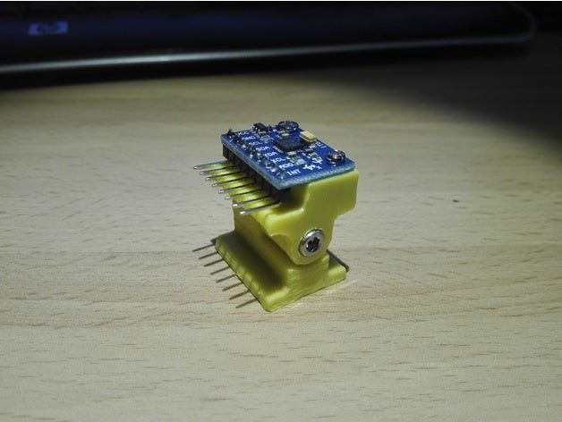 mpu-6050 support réglable L'impression 3d 6050 accéléromètre équilibré correctif gyroscope mpu mpu6050 pid position le robot auto-équilibrage capteur de soutien 3D print model - Mito3D