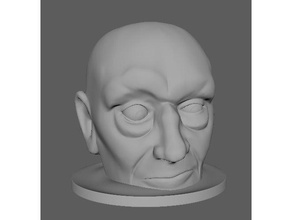 Riesen-emerging Gesicht 3d-drucken emerging Wasser Riese Kopf Mensch übergang 3d print model - Mito3D