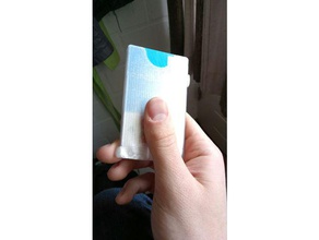slim wallet - wexion remix i contenitori card carte tasca piccola utile 3d print model - Mito3D