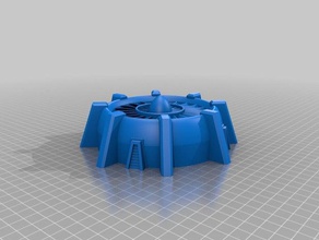 warhammer 40k terrain ventilation cooling system toy & game accessories tabletop 3d print model - Mito3D