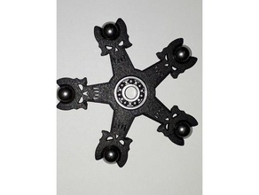 fidget spinner skull toys & games hand toy 3d print model - Mito3D